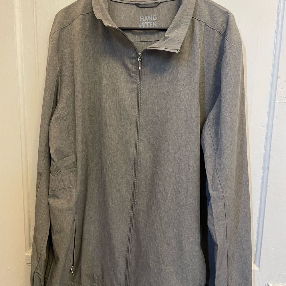 Hang Ten Light Gray Zip-Up Jacket